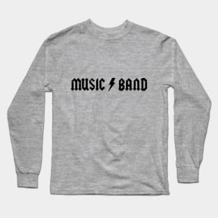 Music Band - Black Grunge Long Sleeve T-Shirt